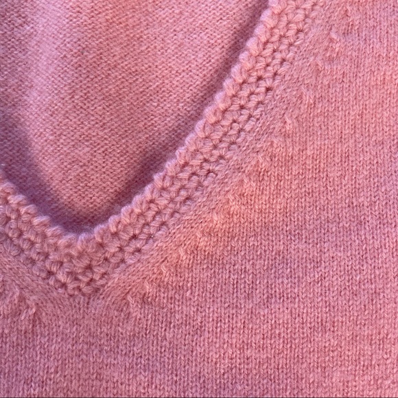 Talbots Pink Cashmere Sweater, Size M - Picture 6 of 7